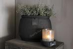 STILL ovale pot classy Black 32 x 25 x 16 cm, Huis en Inrichting, Woonaccessoires | Vazen, Ophalen of Verzenden, Nieuw