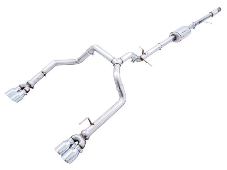 AWE Tuning 4th Gen GM 1500 5.3L 0FG Catback Split Rear Exit, Auto-onderdelen, Uitlaatsystemen, Ophalen of Verzenden