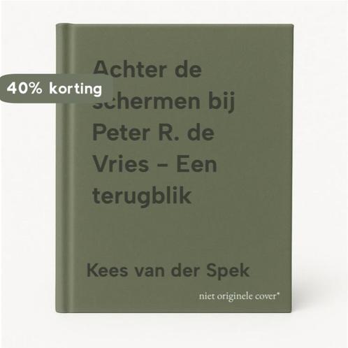 Achter de schermen bij Peter R. de Vries - Een terugblik, Boeken, Overige Boeken, Zo goed als nieuw, Verzenden