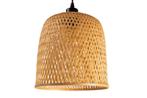 Hanglamp ORGANIC LIVING 25cm naturel bamboo - 40582, Huis en Inrichting, Lampen | Hanglampen, Ophalen of Verzenden, Nieuw