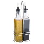 GGM Gastro | (6 stuks) Azijn & olie cruet - 500 ml - RVS |, Verzenden, Nieuw in verpakking, RVS Meubilair