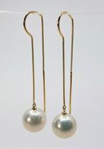 Oorbellen - 18 karaat Geel goud - 10mm Edison Parels, Nieuw