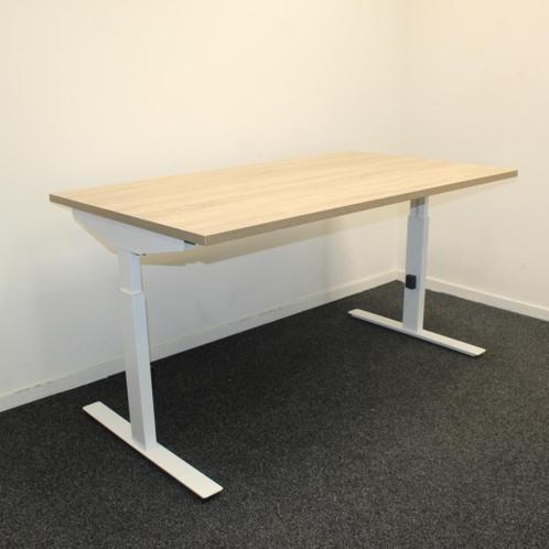 Knop Instelbare Bureau, NIEUW BLAD, vanaf € 120,-, Huis en Inrichting, Bureaus, Bureau, Gebruikt, In hoogte verstelbaar, Ophalen of Verzenden
