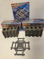 Lego Set - Train - Rail Crossing 4519+Straight Rails Set, Nieuw