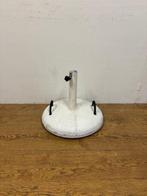 Gebruikte Parasolvoet Wit Vintage/Café, Ophalen, Nieuw