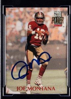 1992 Power Joe Montana - Autograph #16 - Beckett 10 - 1, Verzamelen, Stickers