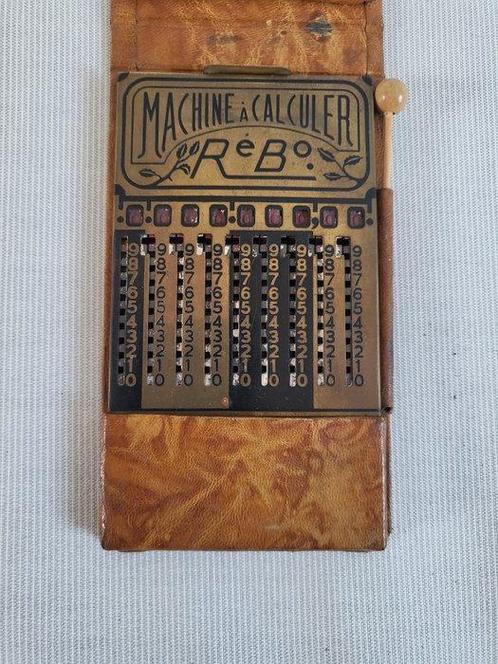 Rébo - Rekenmachine - 1920-1930 - Rekenliniaal in de, Antiek en Kunst, Kunst | Designobjecten