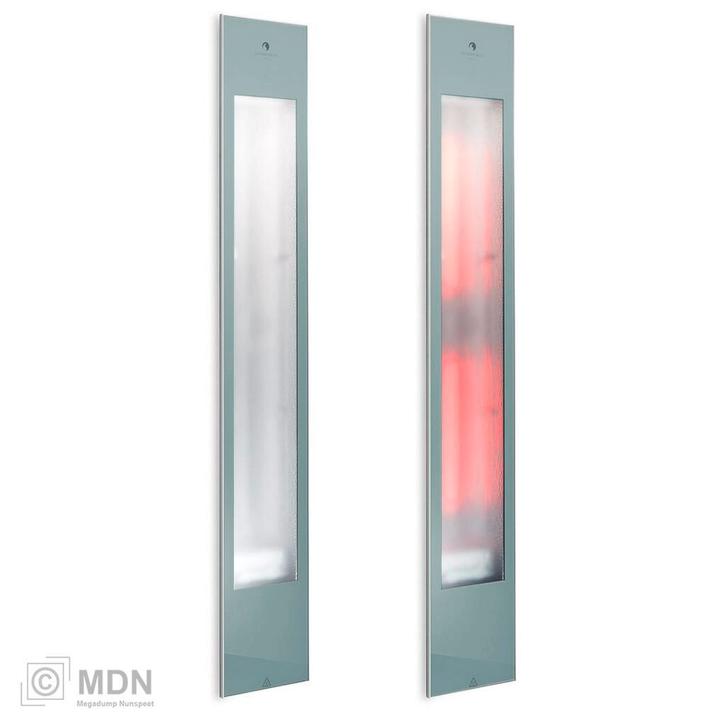 Sunshower Square Pure XL 2.0 Organic Grey inbouw Infrarood, Witgoed en Apparatuur, Zonnebanken en Gezichtsbruiners, Nieuw, Verzenden