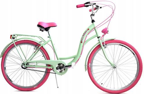 Meisjesfiets - 26 inch - met 3 versnellingen - mintgroen..., Fietsen en Brommers, Fietsen | Meisjes, Nieuw, Ophalen of Verzenden