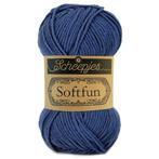 Scheepjes Softfun - 2489 jeansblauw - Katoen/Acryl Garen, Ophalen of Verzenden, Nieuw