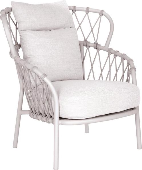 Stern nKlea Pauwstoel Aluminium/Koord inclusief kussenset -, Tuin en Terras, Tuinmeubel-accessoires, Ophalen of Verzenden