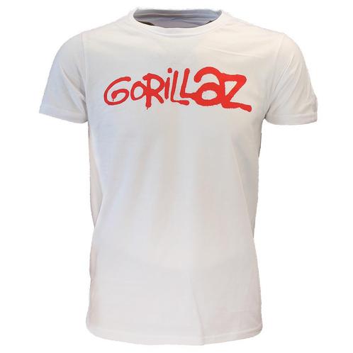 Gorillaz White Tee Logo T-Shirt - Officiële Merchandise, Kleding | Heren, T-shirts, Verzenden