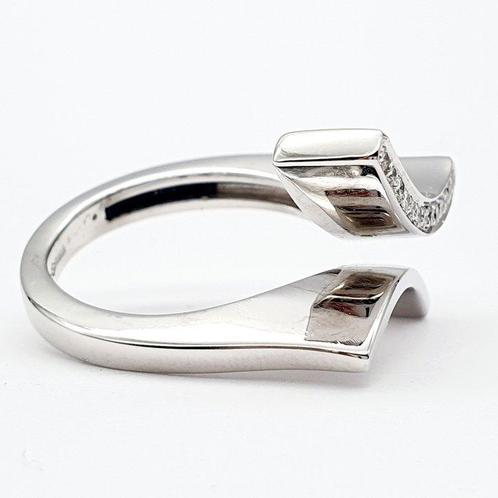 Ring - 18 karaat Witgoud - 0.28ct. tw. Diamant (Natuurlijk), Sieraden, Tassen en Uiterlijk, Ringen