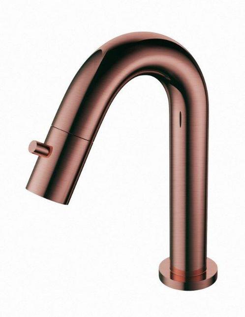 Fontein kraan Mila geborsteld koper Exclusive Opbouw 1/2, Doe-het-zelf en Verbouw, Sanitair, Kraan, Nieuw, Koper, Ophalen of Verzenden