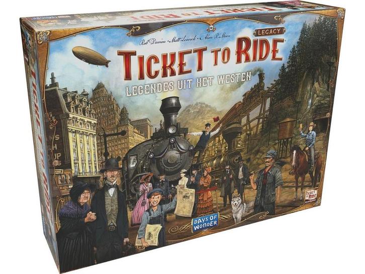 Days of Wonder Ticket to Ride Legacy - Bordspel -, Huis en Inrichting, Woonaccessoires | Overige, Zo goed als nieuw, Verzenden