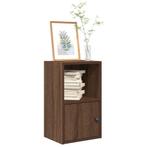 vidaXL Boekenkast 31x24x52 cm bewerkt hout bruin, Verzenden, Nieuw, Overige houtsoorten