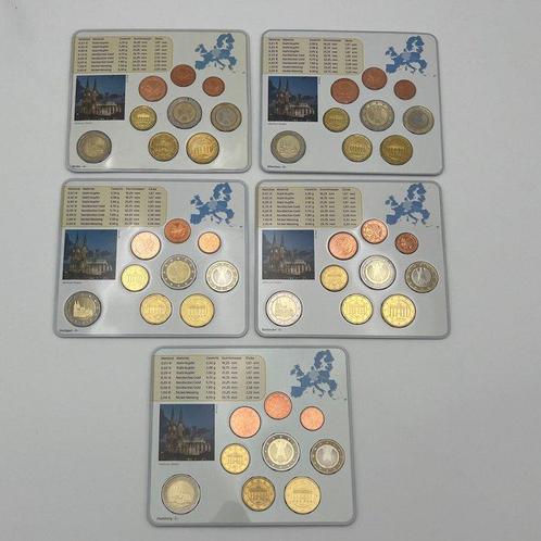 Duitsland. Year Set (BU) 2011 A,D,F,G,J (5 sets) (Zonder, Postzegels en Munten, Munten | Europa | Euromunten