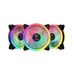 3x 120mm PC Ventilator Fans met aRGB LED verlichting / Co..., Ophalen of Verzenden, Nieuw