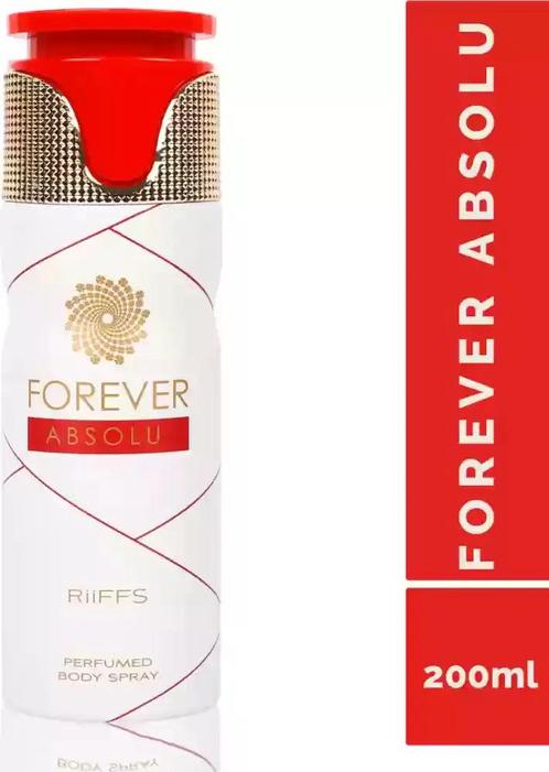 Forever Absolu deo  bodyspray Unisex by Riiffs, Sieraden, Tassen en Uiterlijk, Uiterlijk | Lichaamsverzorging, Nieuw, Verzenden