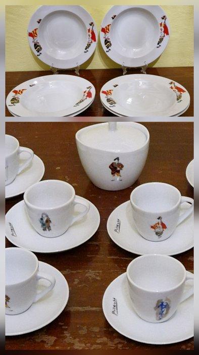Bohemia - Picasso - Tafelservies - Porselein - Servies, Antiek en Kunst, Antiek | Meubels | Tafels