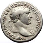Romeinse Rijk. Trajan (98-117 n.Chr.). Denarius Rome - Pax
