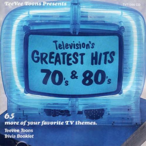 cd - Various - Televisions Greatest Hits 70s &amp; 80s, Cd's en Dvd's, Cd's | Overige Cd's, Zo goed als nieuw, Verzenden