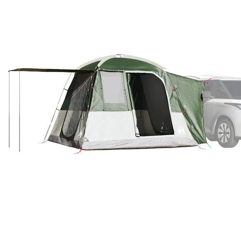 vidaXL Autotent 4-persoons waterdicht groen, Caravans en Kamperen, Tenten, Nieuw, tot en met 2, Verzenden