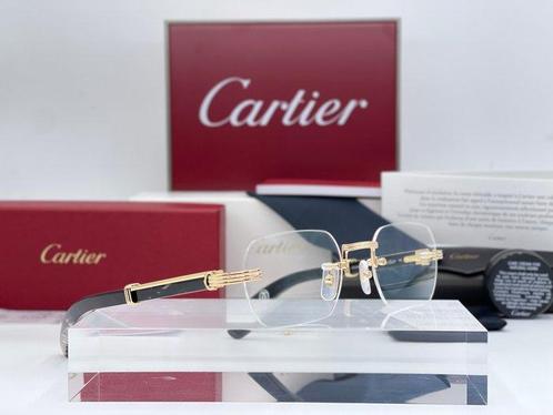 onderwerp verrader Gewend ≥ Cartier - C Decor Buffalo Horn Black Gold Planted 18k - Bril —  Zonnebrillen en Brillen | Dames — Marktplaats