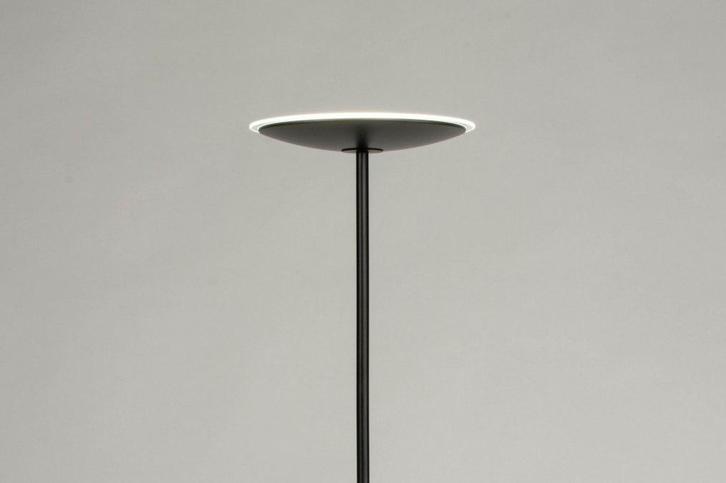 Rietveld Vloerlampen - Zwart - Metaal, Huis en Inrichting, Lampen | Vloerlampen, Verzenden