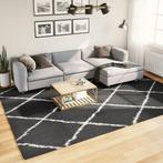 vidaXL Vloerkleed shaggy hoogpolig modern 240x340 cm zwart, Huis en Inrichting, Stoffering | Tapijten en Kleden, Verzenden, Nieuw
