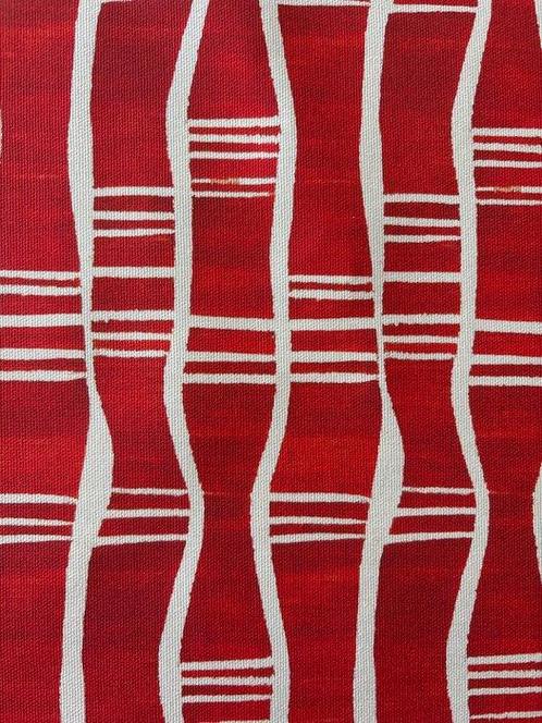 Stof gesneden in Panama 100% OEKO-TEX katoen, modern wit en, Antiek en Kunst, Antiek | Kleden en Textiel
