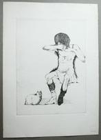 Karl Plattner - Bloksnijwerk, senza titolo - 70 cm - Papier, Antiek en Kunst