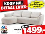 Santorini Hoekbank vanaf €1499.- Betaal in 3x zonder rente!, Nieuw
