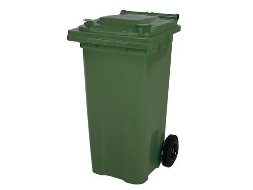 2-wiel kunststof afvalcontainer - 120 liter - groen, Zakelijke goederen, Kantoor en Winkelinrichting | Magazijn, Stelling en Opslag