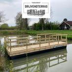 Terras Boot | 5 x 2,4 m | Drijvend Terras | Ponton | Vlot, Nieuw, Buitenboordmotor, Ophalen of Verzenden, Elektrisch