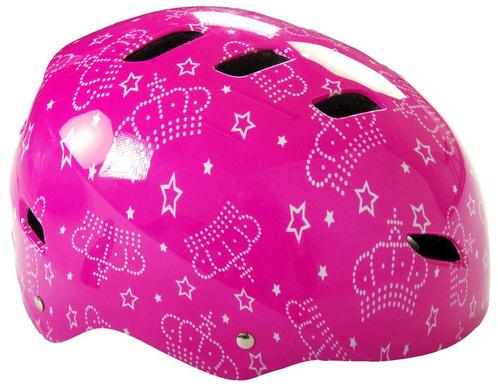 Volare Fiets/Skatehelm - Roze - 55-57 cm, Fietsen en Brommers, Fietsaccessoires | Fietshelmen, Nieuw, Verzenden