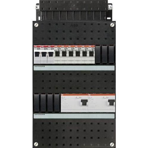 ABB groepenkast 3-fase, 6 groepen, 2 Aardlekschakelaars 4-P,, Doe-het-zelf en Verbouw, Elektra en Kabels, Nieuw, Ophalen of Verzenden