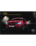 2017 OPEL ASTRA AUDIO & NAVIGATIESYSTEEM INSTRUCTIEBOEKJE, Auto diversen, Handleidingen en Instructieboekjes