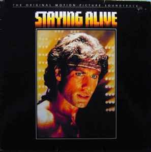 LP gebruikt - Various - Staying Alive (The Original Motio..., Cd's en Dvd's, Vinyl | Filmmuziek en Soundtracks, Zo goed als nieuw
