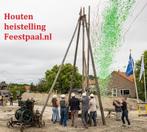 Feestpaal Houten heistelling 1e paal  feestelijke startbouw, Gebruikt, Overige