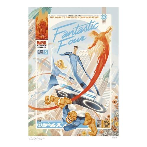 Marvel Fantastic Four #48 Art Print Marvels First Family: T, Verzamelen, Film en Tv, Nieuw, Ophalen of Verzenden