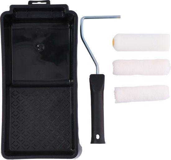 2dekans | Kinzo Schilderset - 5-Delig: 3 Verfrollers (2x, Doe-het-zelf en Verbouw, Schildersmaterialen, Zo goed als nieuw, Ophalen of Verzenden