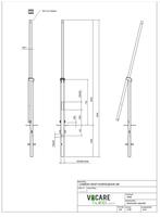 Kantelbare Cameramast – 4 Meter Hoog | Thermisch Verzinkt St, Huis en Inrichting, Lampen | Plafondlampen, Verzenden, Nieuw