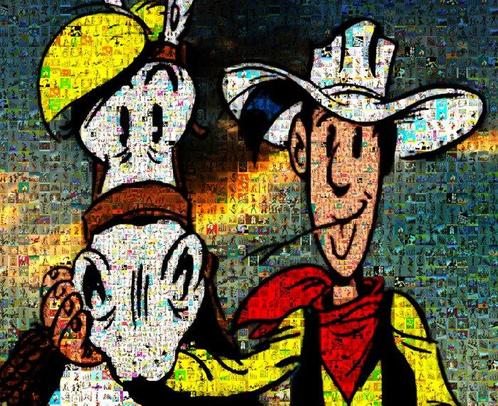 David Law (1967) - Crypto Lucky Luke, Antiek en Kunst, Kunst | Schilderijen | Modern