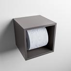 MONDIAZ Easy Toiletrolhouder CUBE 160 solid surface  16x16cm, Ophalen of Verzenden, Nieuw, Bad