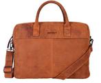 DSTRCT Wall Street Laptoptas - 15,6 inch - Cognac, Verzenden, Nieuw