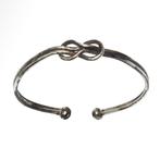 Oud-Romeins Zilver Armband met Hercules-knoop, Antiek en Kunst