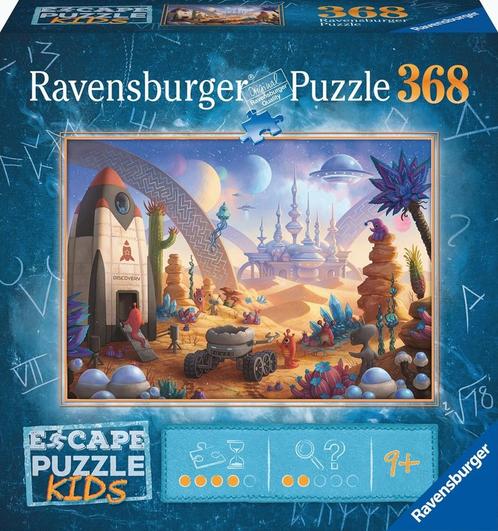 Escape Puzzel Kids - Space (368 stukjes) | Ravensburger -, Kinderen en Baby's, Speelgoed | Kinderpuzzels, Nieuw, Verzenden