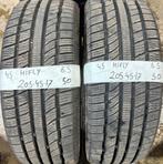 2x205-45-17 Hifly All-Season 2x6.5m €50 Per Band 205 45 17, Ophalen, Gebruikt, 17 inch, 205 mm