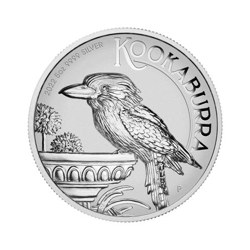 Zilveren Kookaburra Incuse proof 2022 5 troy ounce, Postzegels en Munten, Edelmetalen en Baren, Verzenden